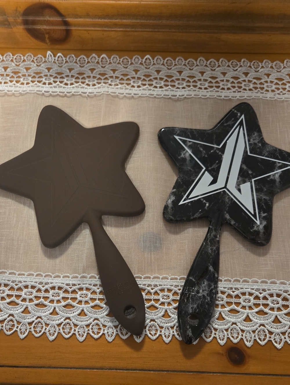Jeffree Star Brown & Black Star Hand Mirrors